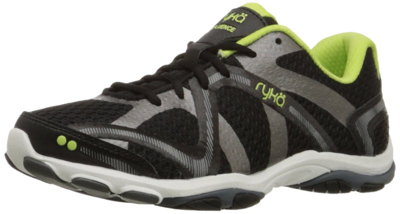 Ryka Womens Influence Cross Training Shoes Black/Green/Grey 11 M